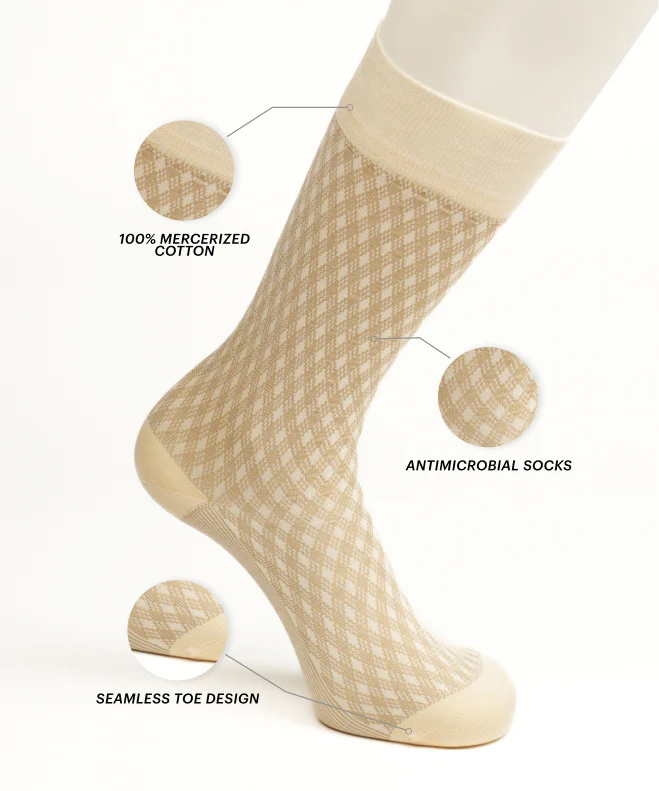 Cream Gingham - Image 3