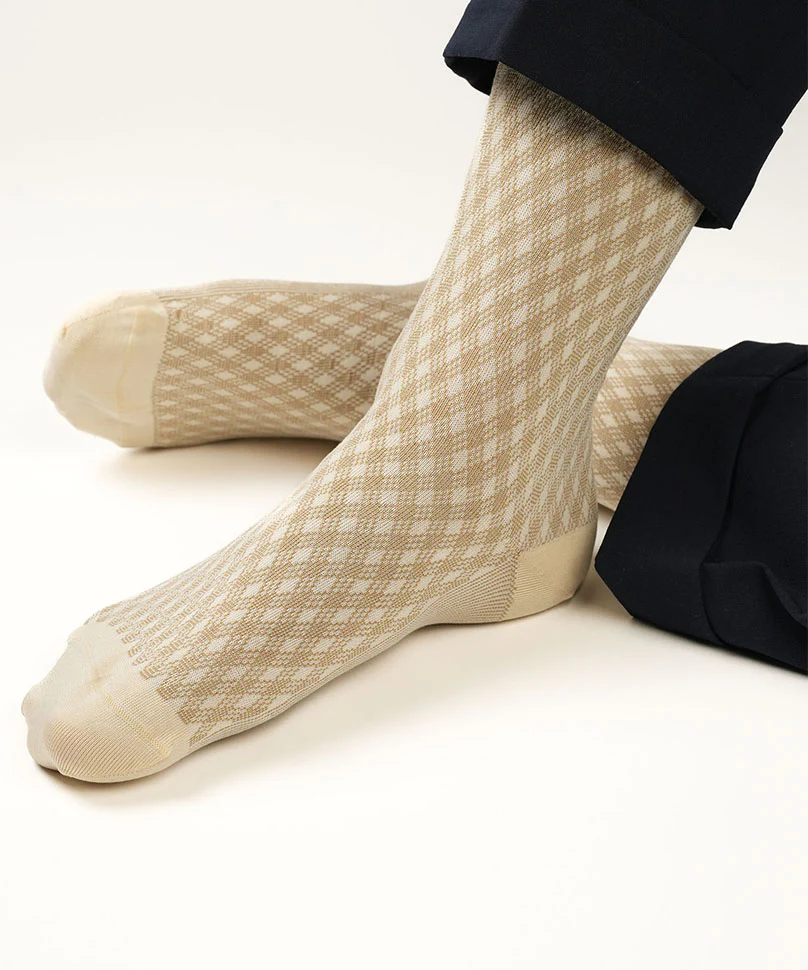 Cream Gingham - Image 4