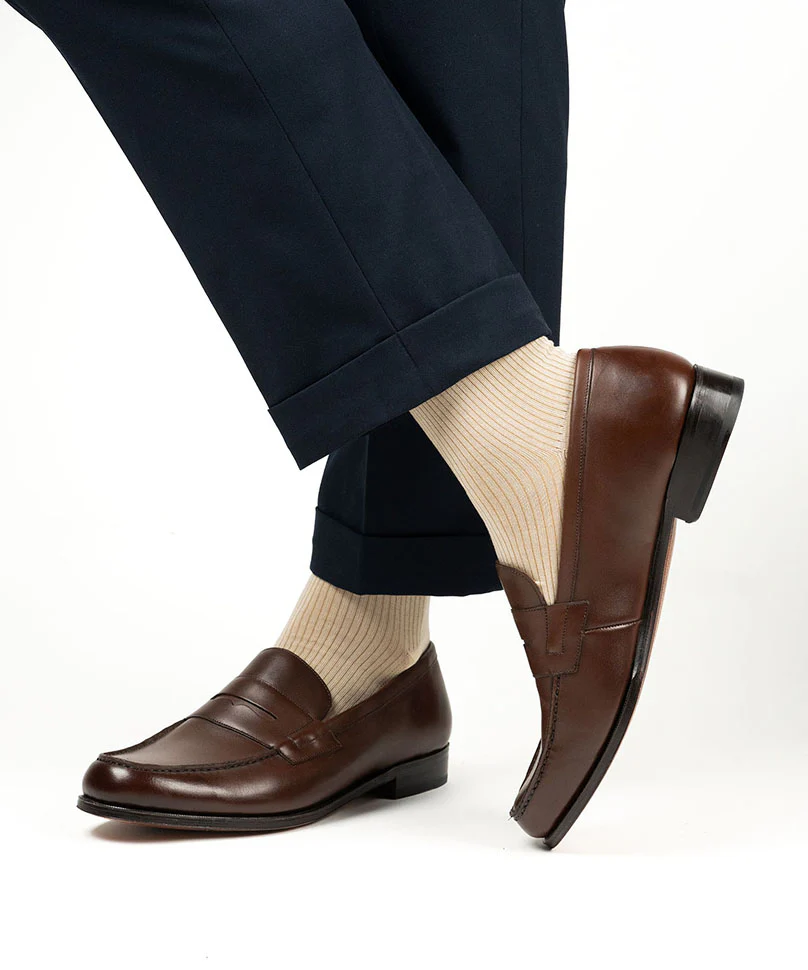Cream Pinstripe