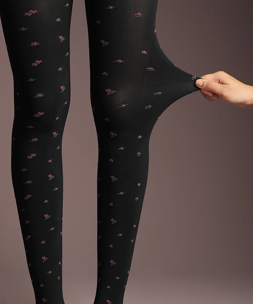 Flora Opaque Stockings - Image 2