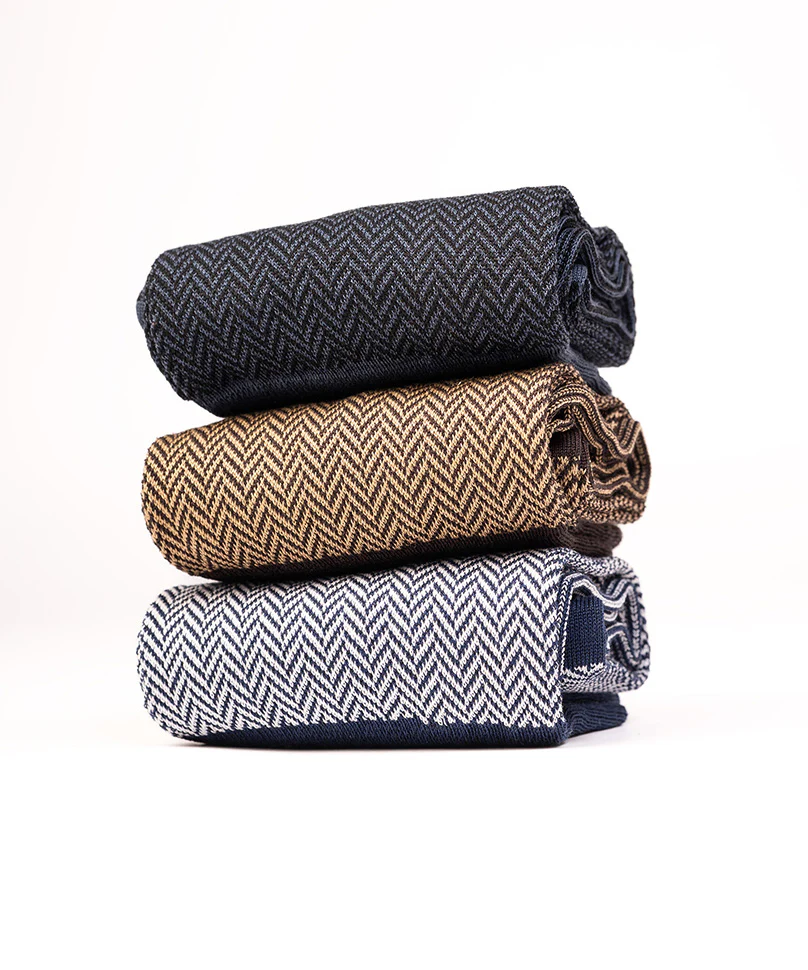 Herringbone box of 3 Ocho - Image 2