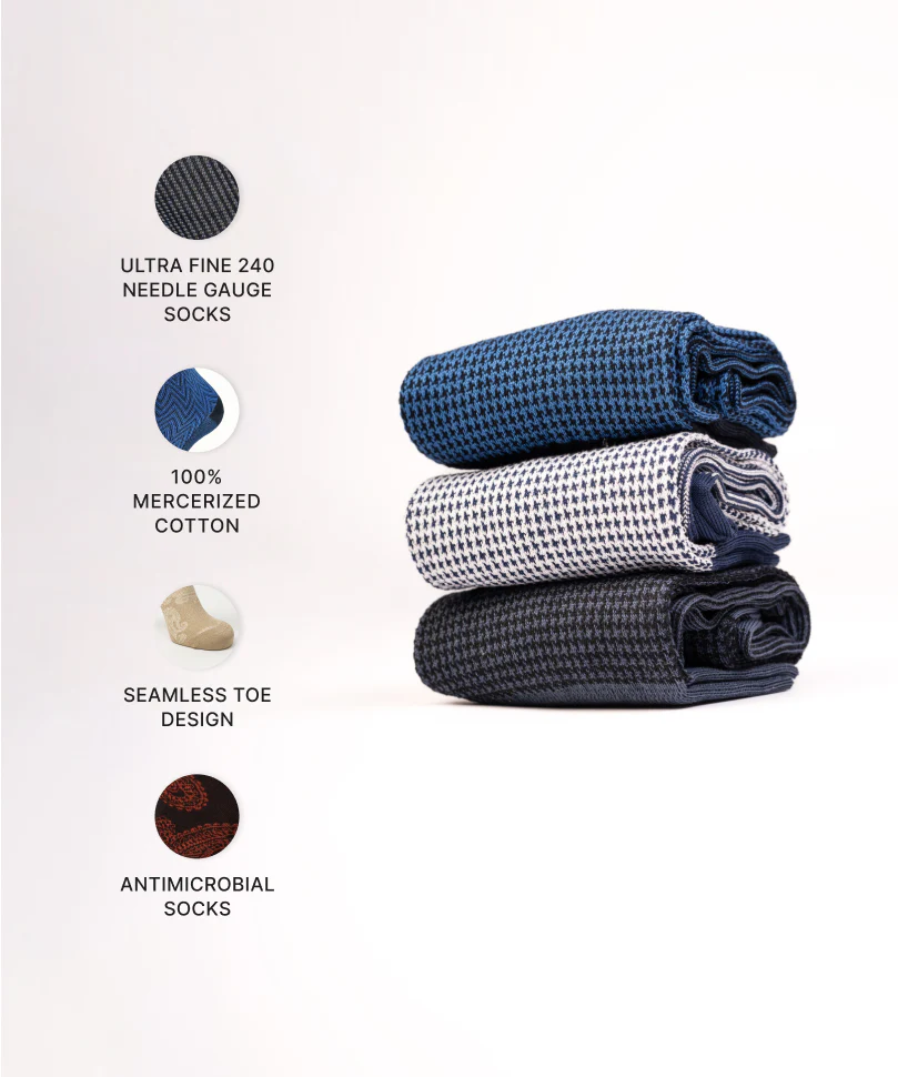 Houndstooth Box of 3- Dos - Image 4