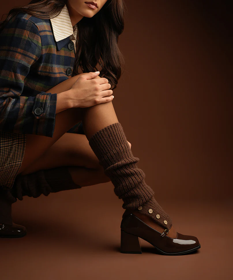 Leg Warmer - Brown - Image 2