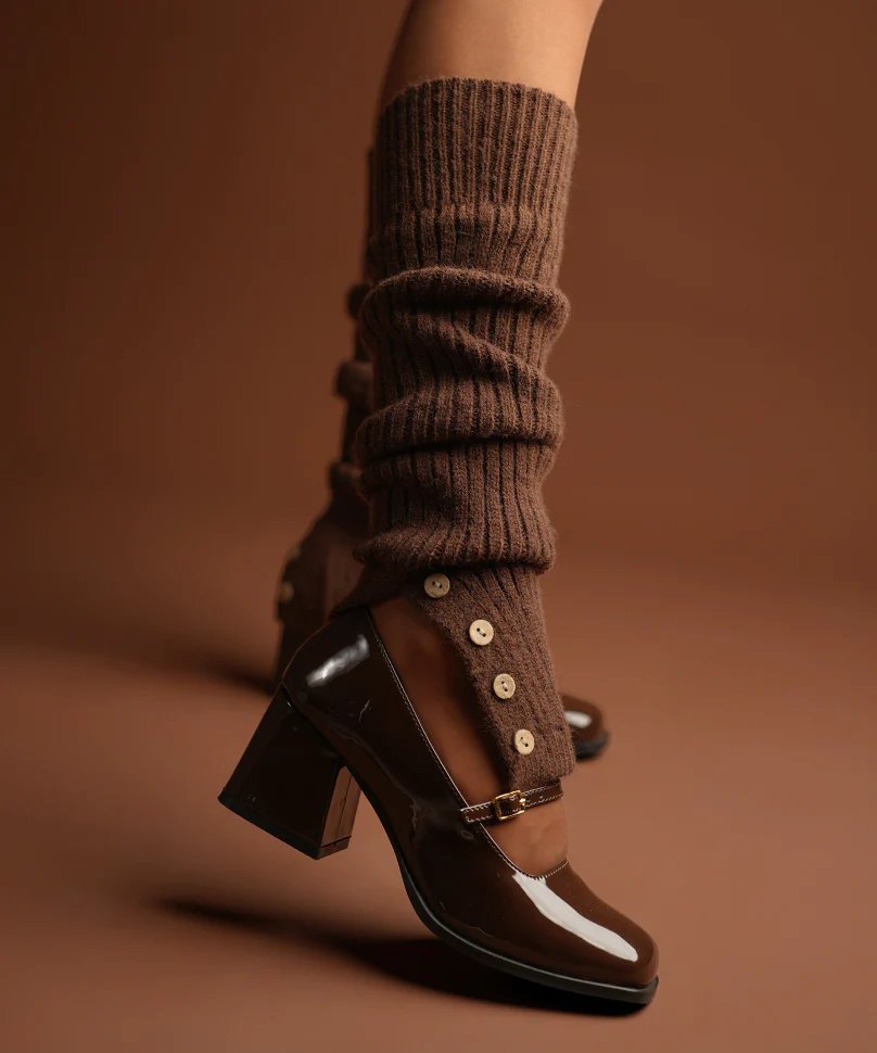 Leg Warmer - Brown - Image 4