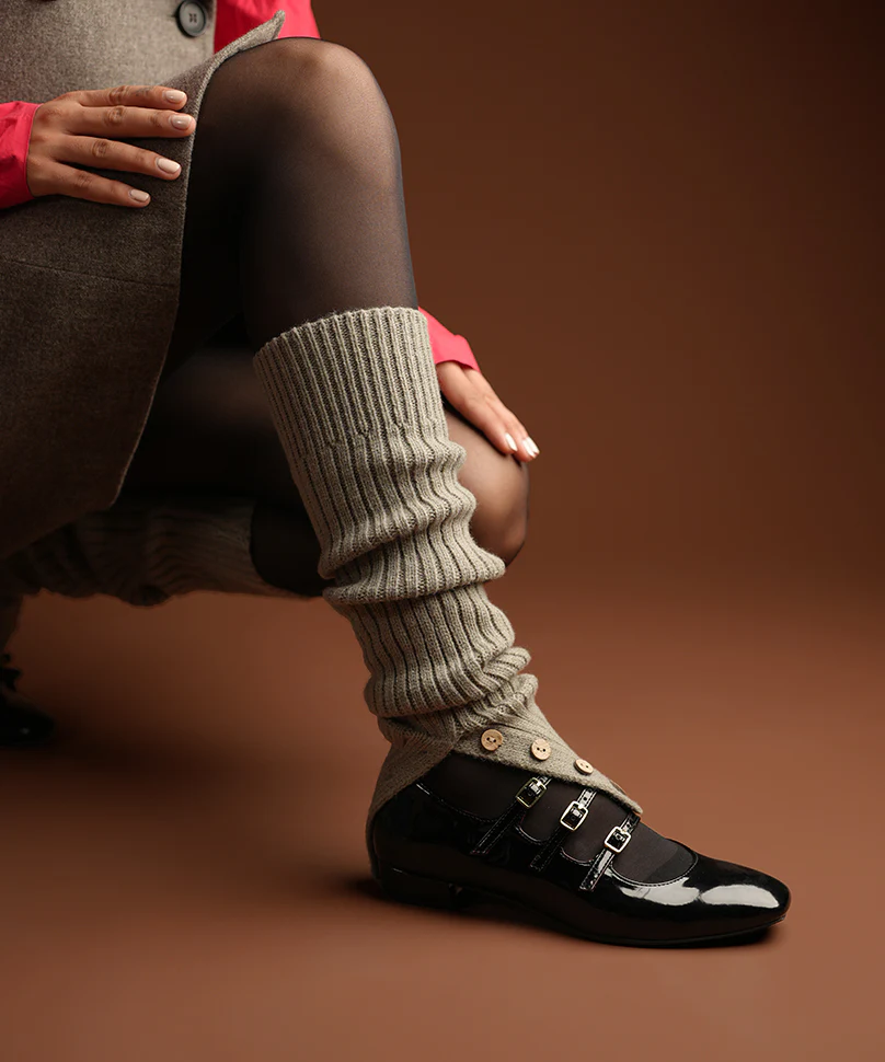 Leg Warmer - Light Grey - Image 3