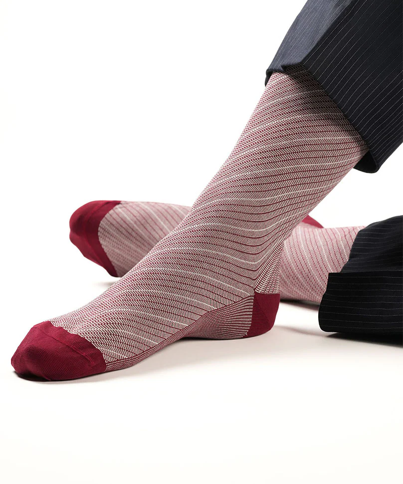 Maroon Barber Stripes - Image 4