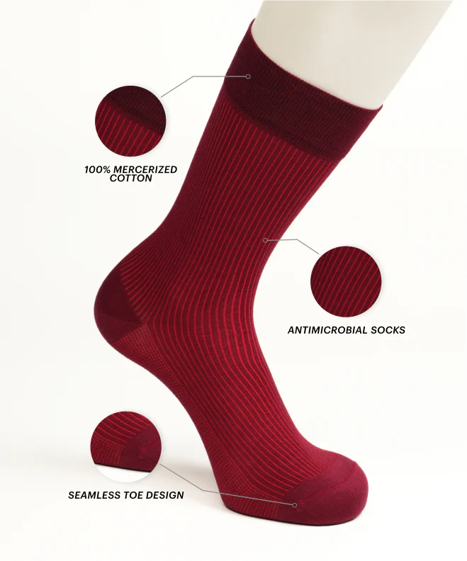 Maroon Pinstripe - Image 3