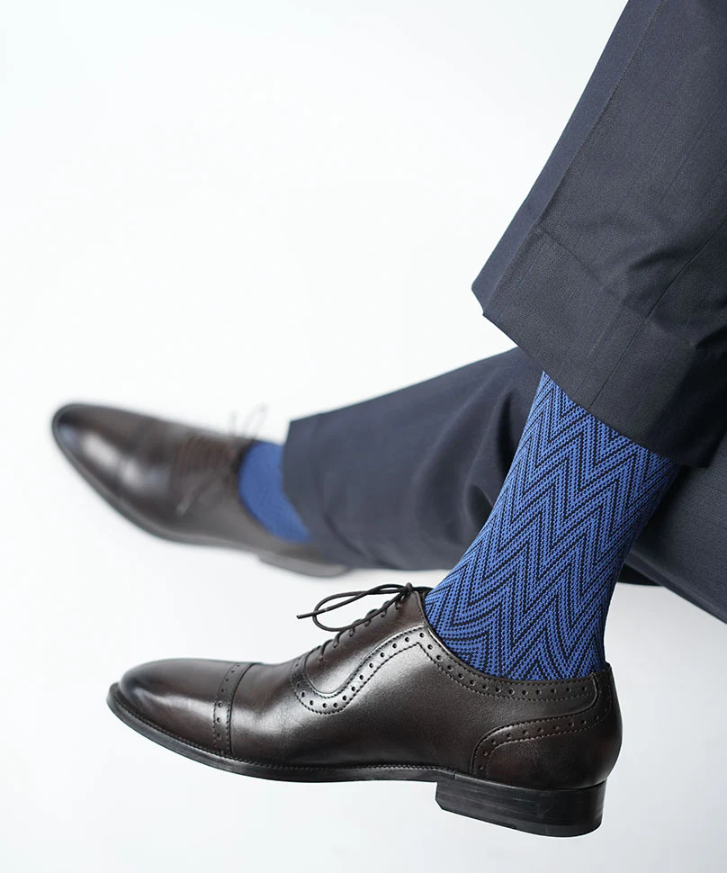 Royal Blue Chevron - Image 3