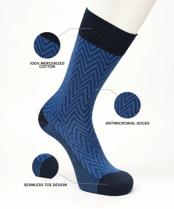 Royal Blue Chevron - Image 4