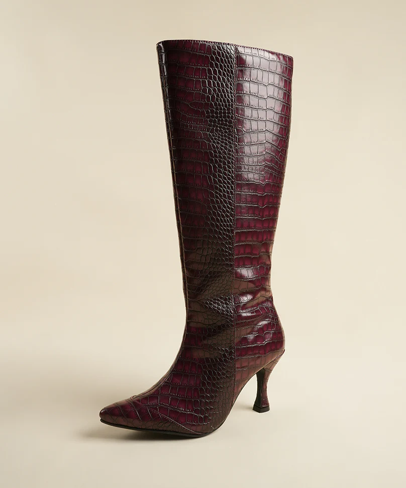 Sabrina - Croco Cherry - Image 5