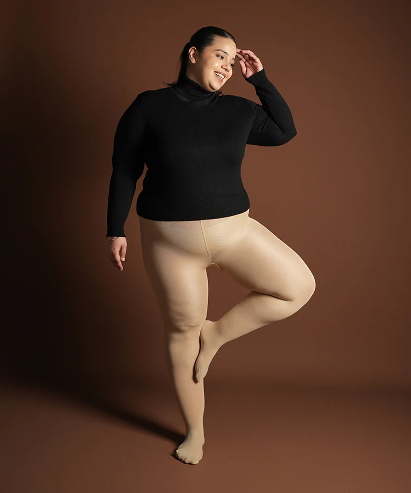 Peau Skin Opaque Stockings (Plus)